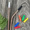 Stainless Steel Straws 215 x 6 mm Free!! Silicone Tips + Cleaning Brush + Pouch - Image 5